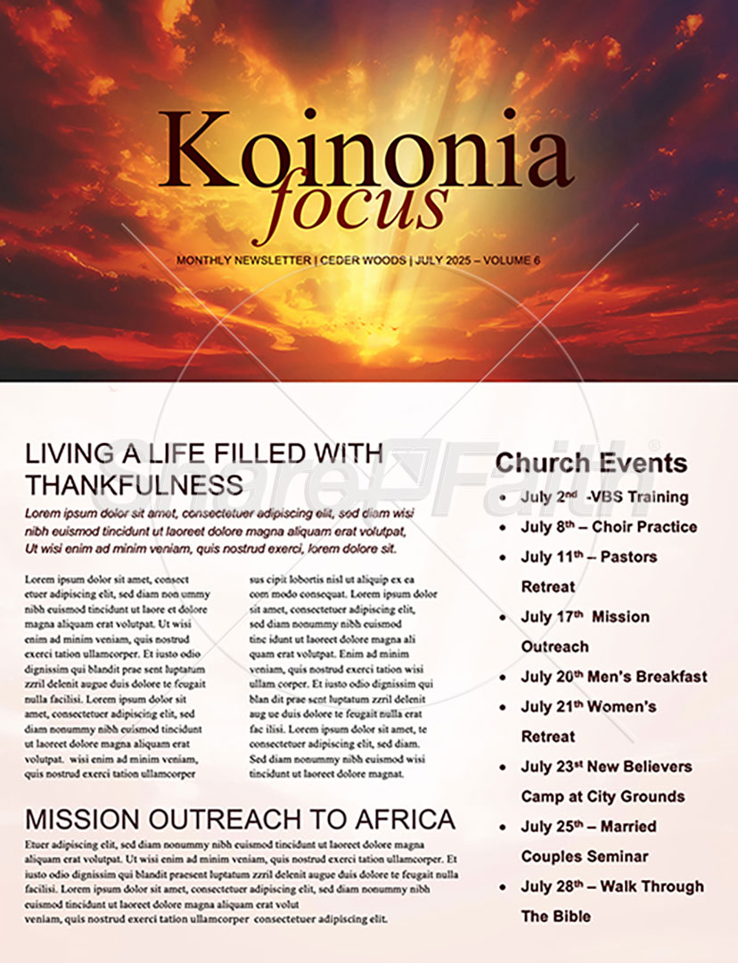 Choose Joy: Newsletter