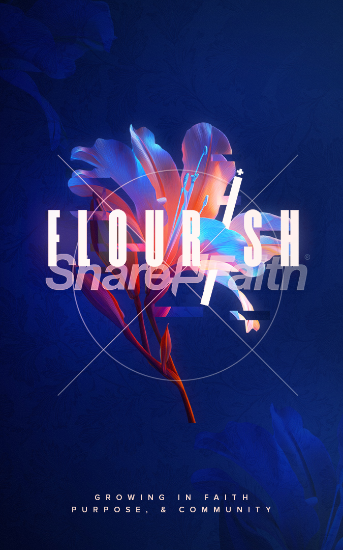 Flourish: Bifold Bulletin Cover
