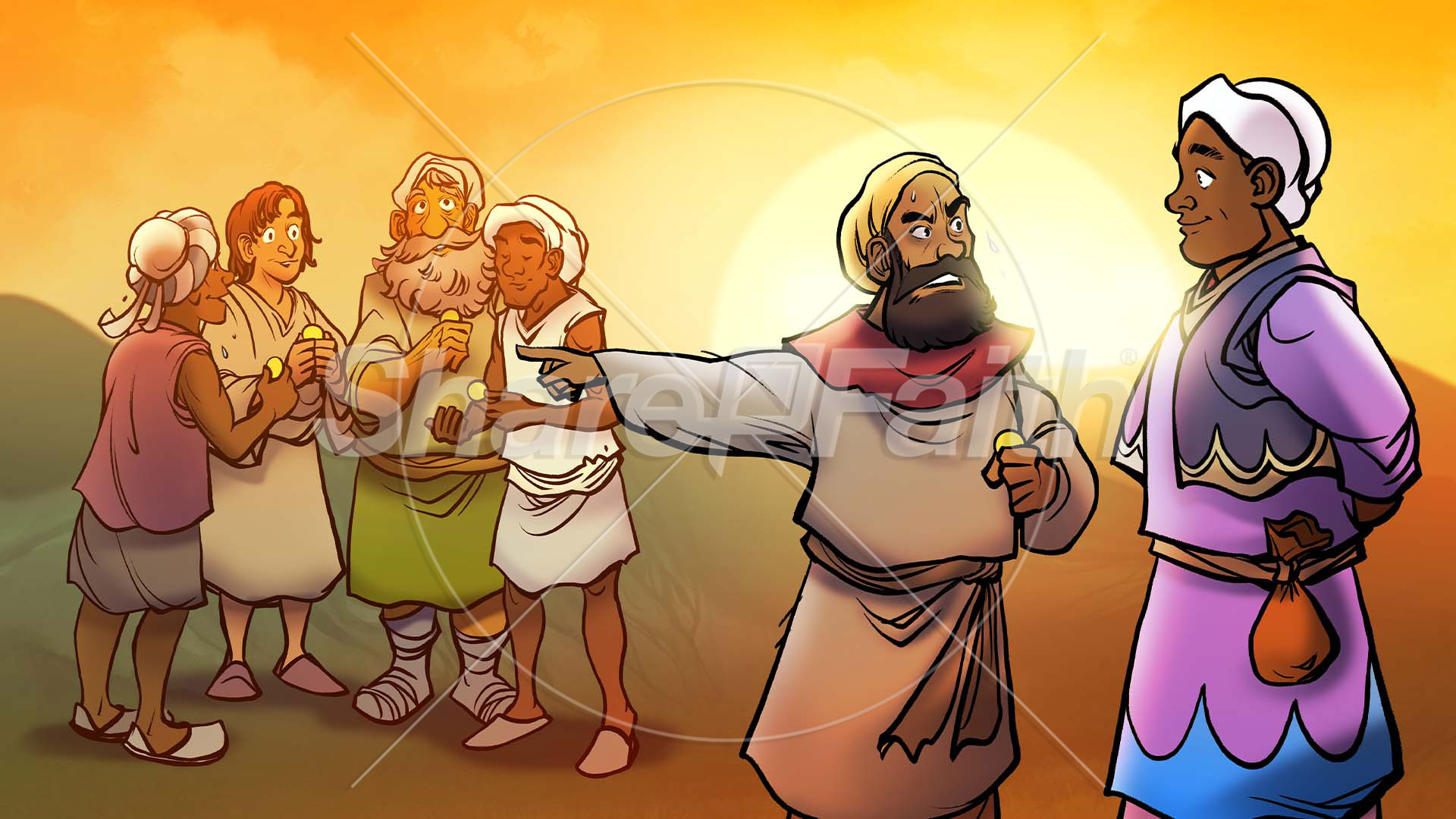 Vineyard Workers: Bible Story Slideshow