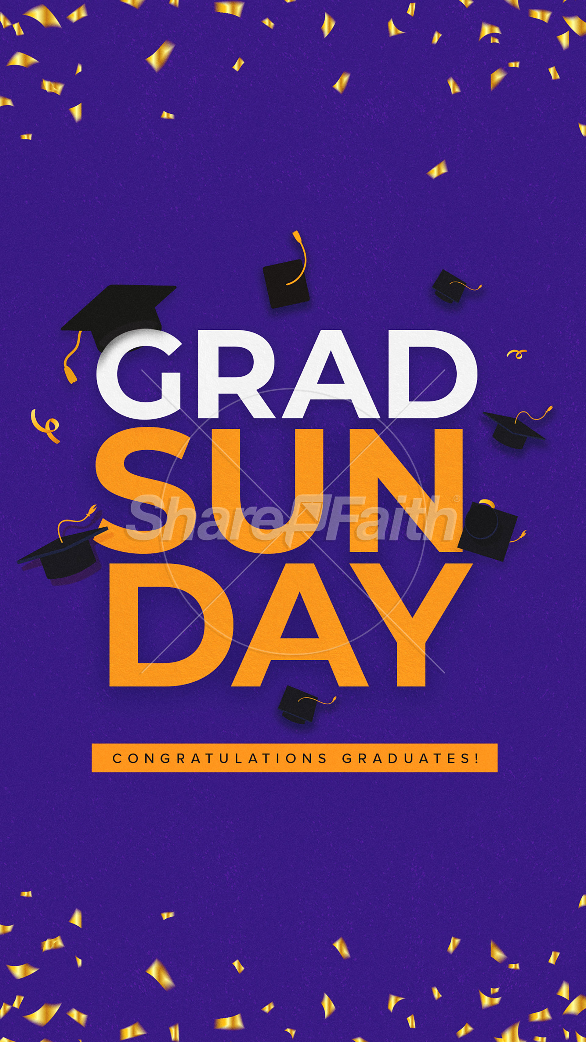 Grad Sunday: Social Media Graphic