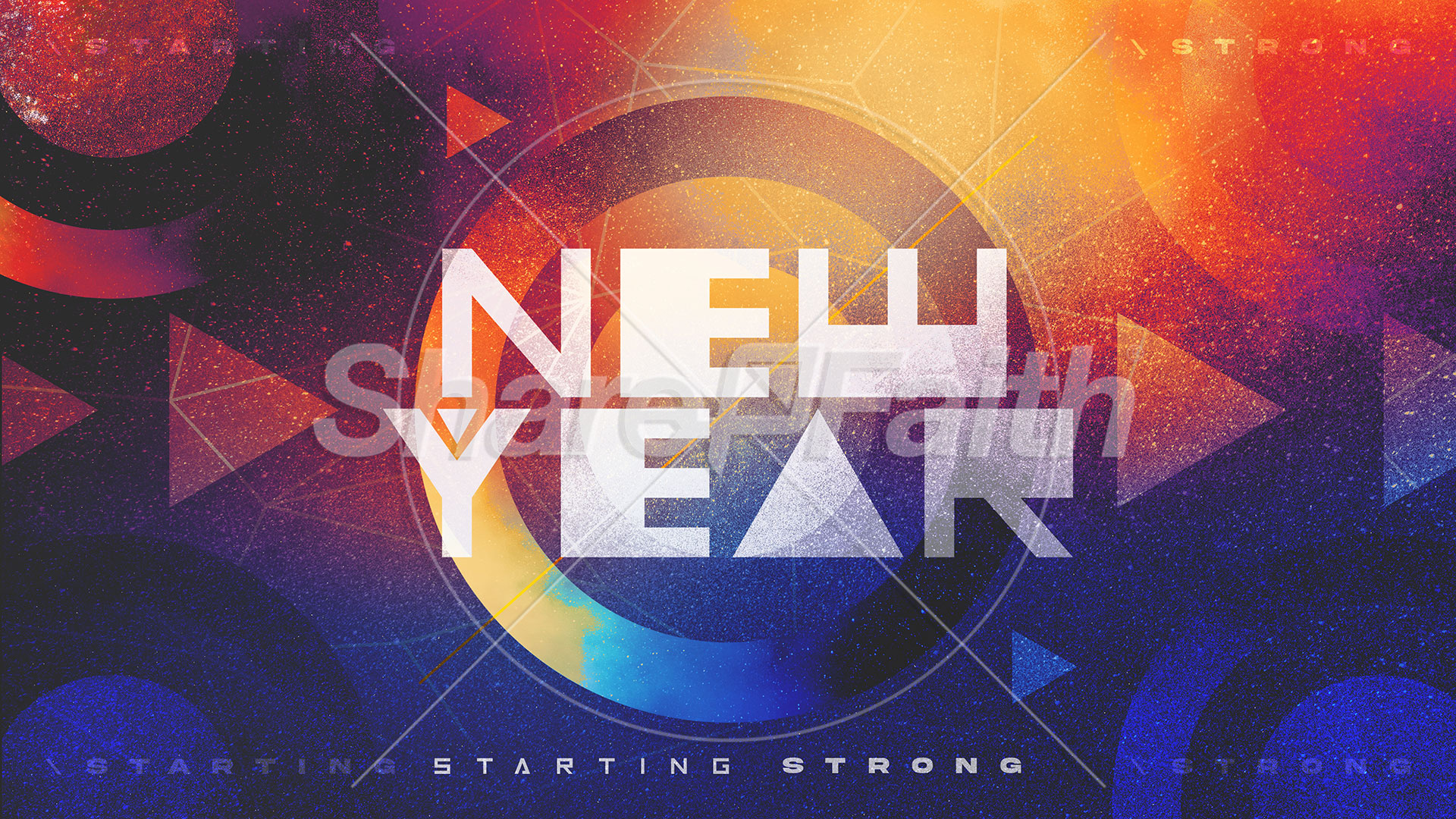 New Year – Starting Strong: Title Graphics
