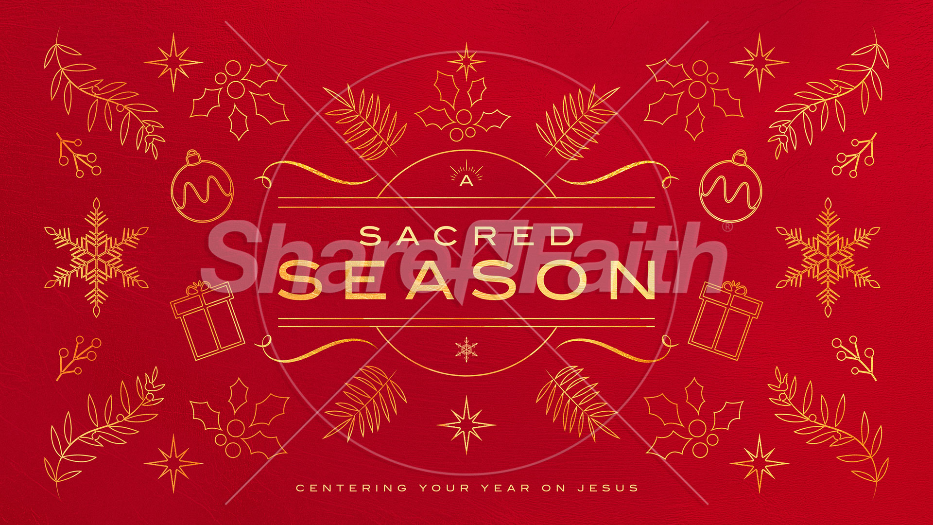 A Sacred Season: Social Media Graphic