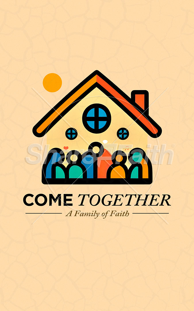 Come Together: Bifold Bulletin Cover