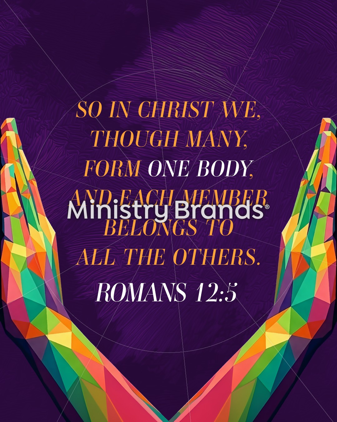 One Body Vibrant Mosaic – Social Scripture 3: Social Post