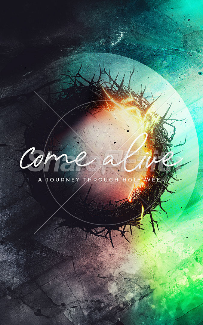 Come Alive: Bifold Bulletin Cover