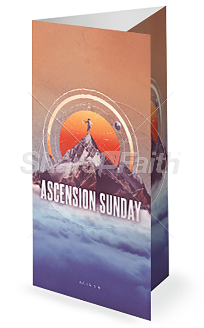 Ascension Sunday: Trifold Bulletin Cover