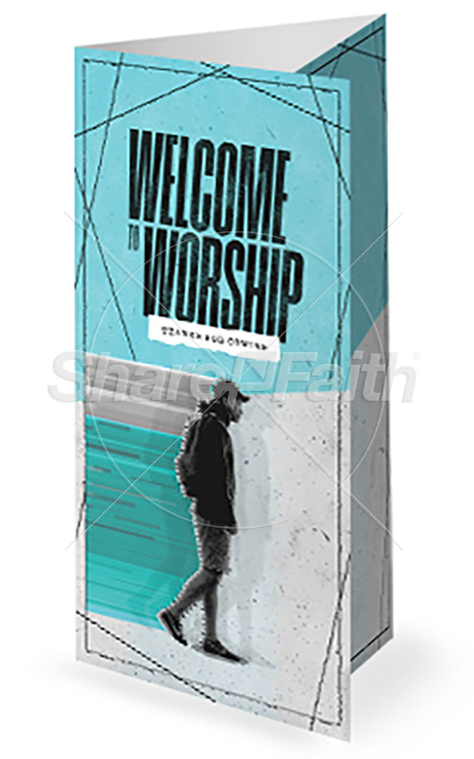 Walk the Walk: Trifold Bulletin Cover