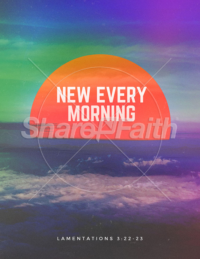 New Every Morning: Flyer