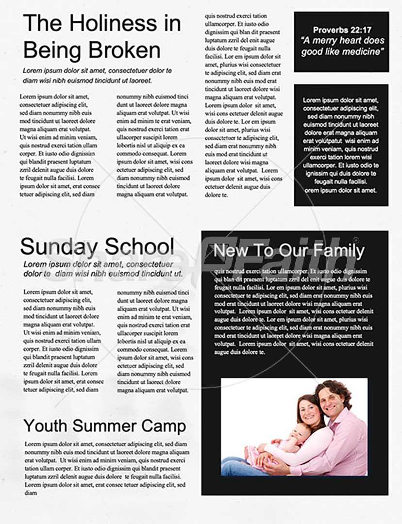 More Than Conquerors: Newsletter