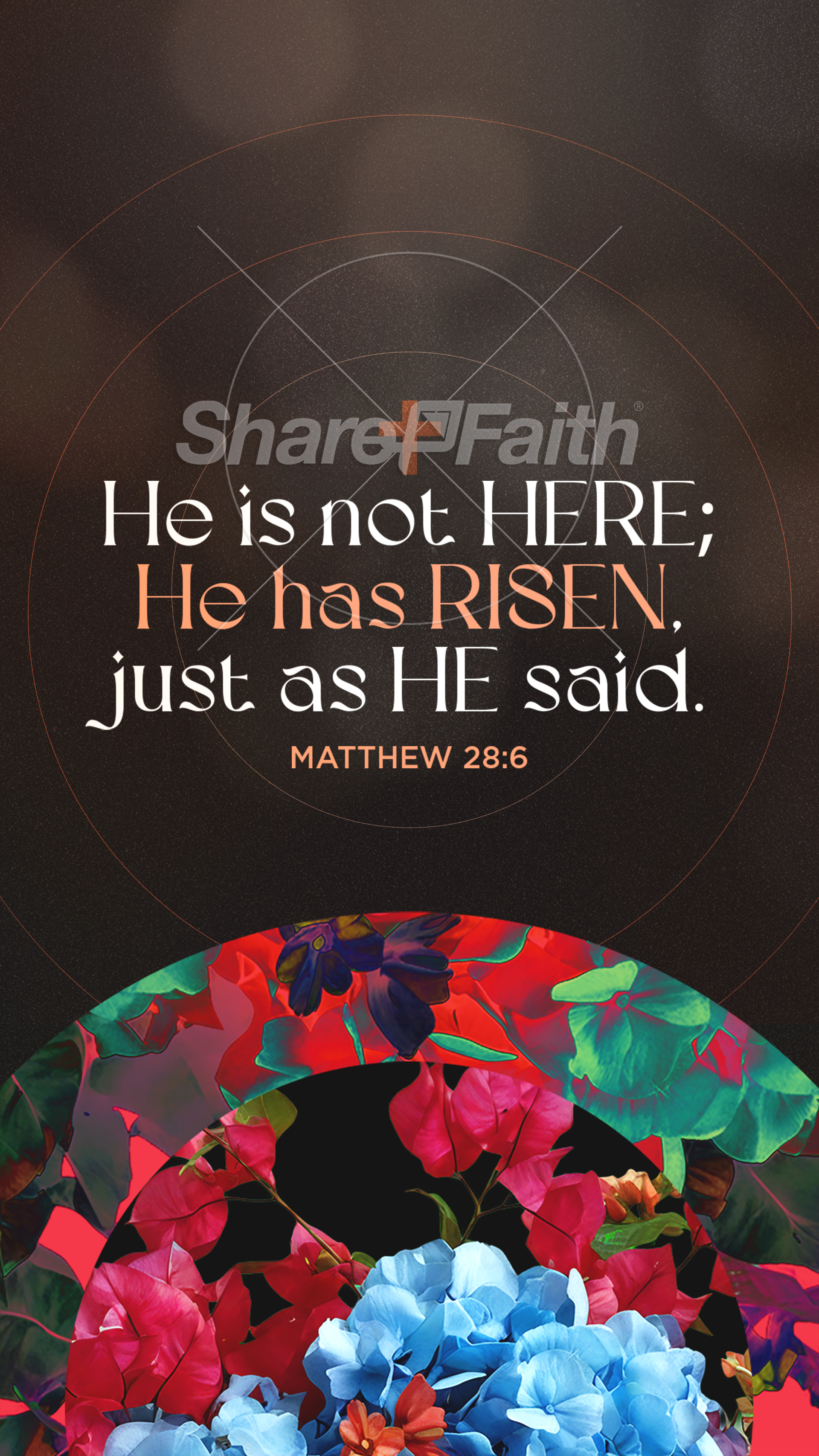 Easter At Your Church – Floral Wooden Cross Scripture 2: Social Story