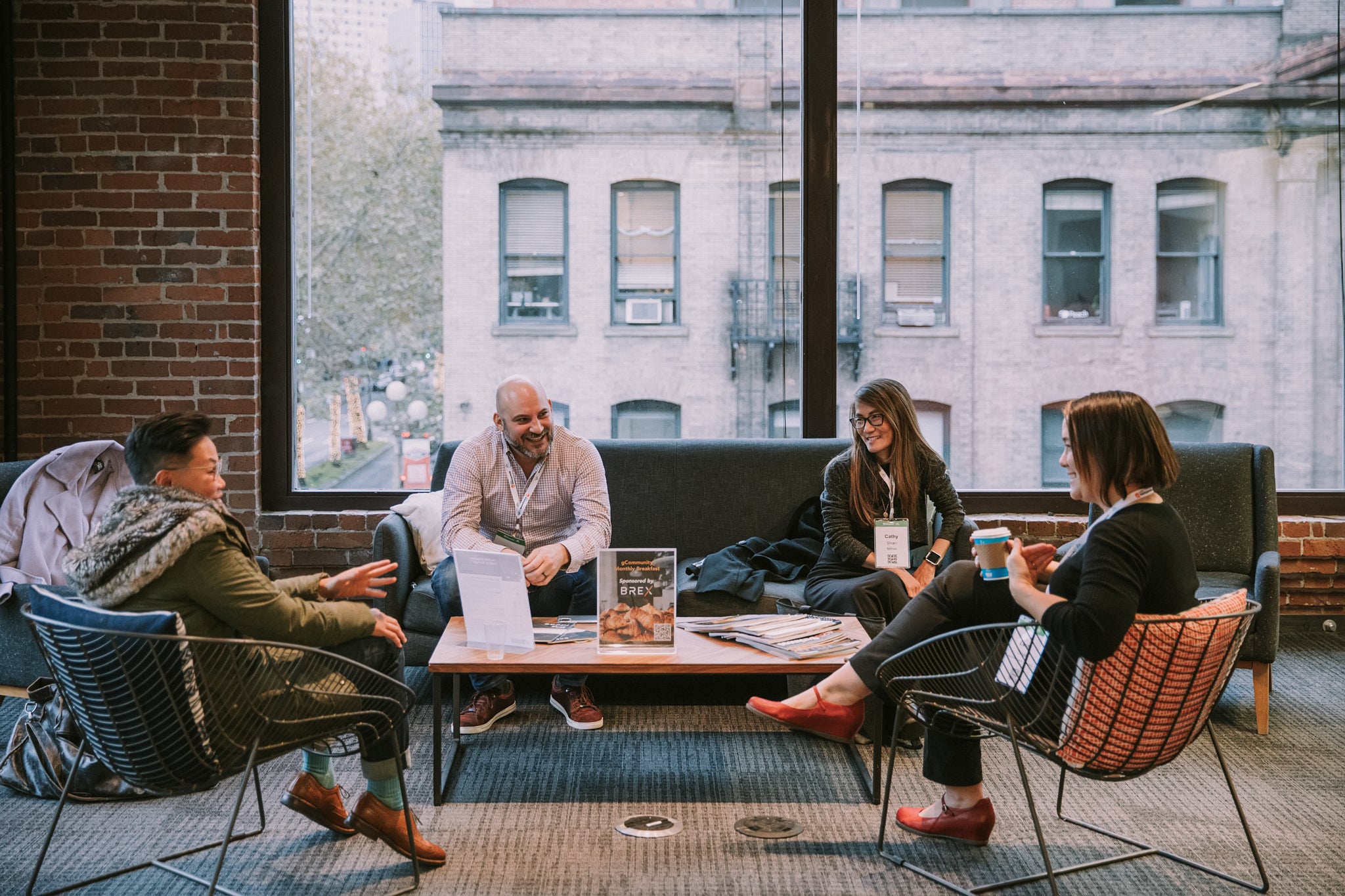 Techstars event with founders