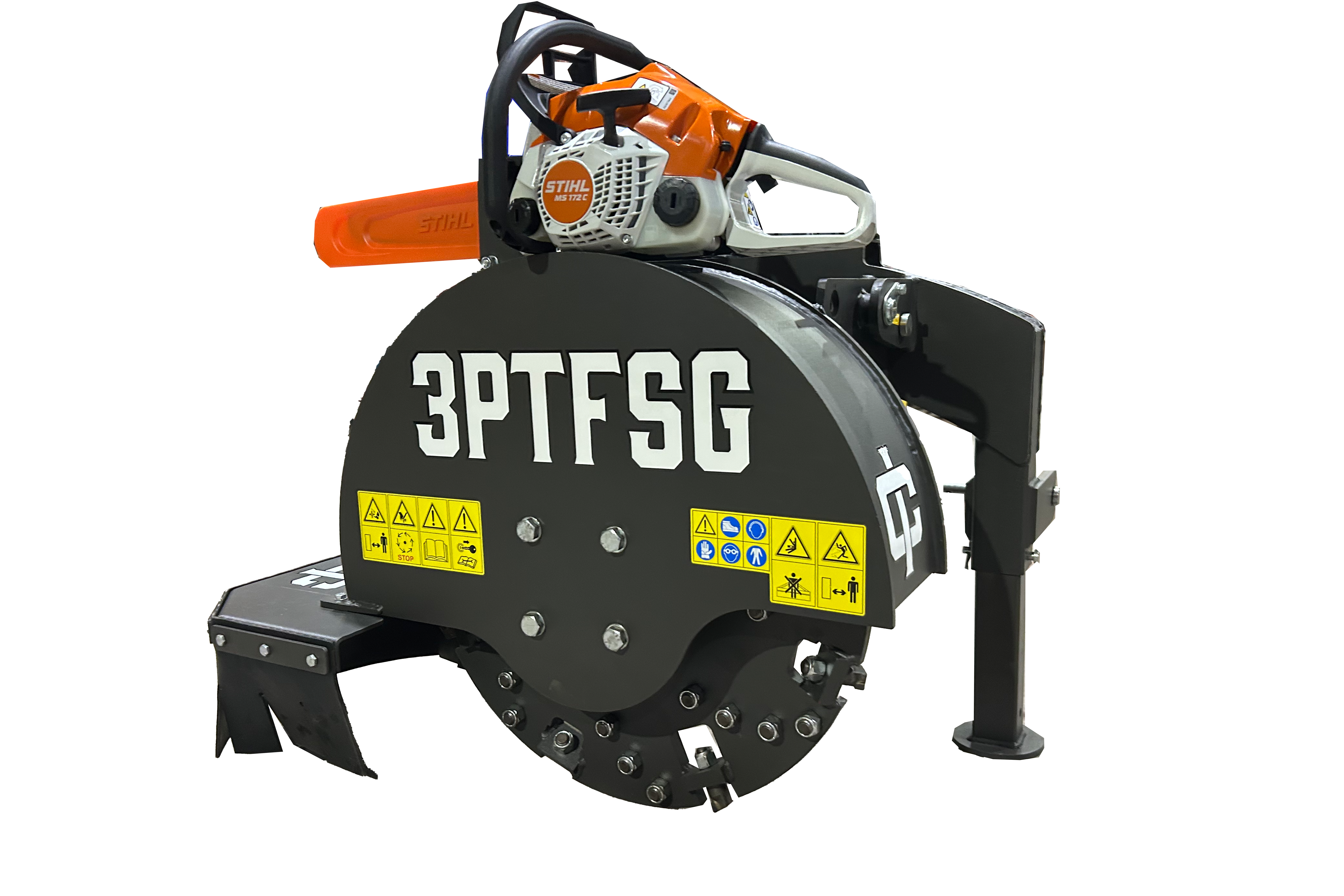 3-Point Tractor Fixed Stump Grinder