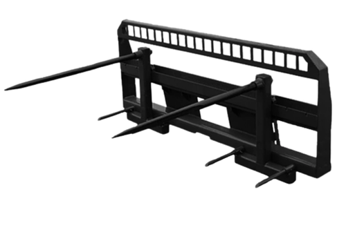 Skid Steer Double Adjustable Bale Spear