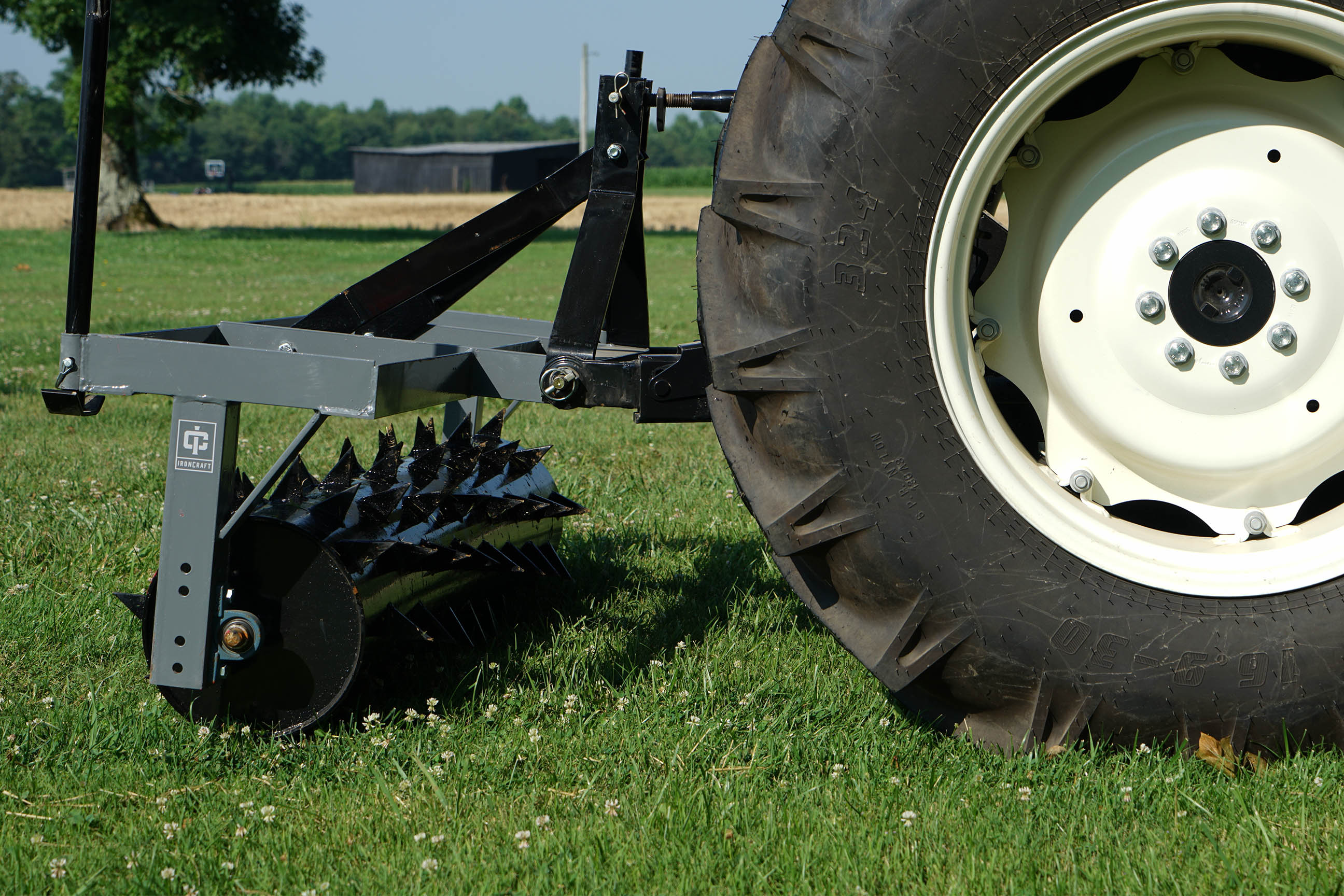 8100 Series Spike Aerator IronCraft Tractor & Skid Steer Attachments