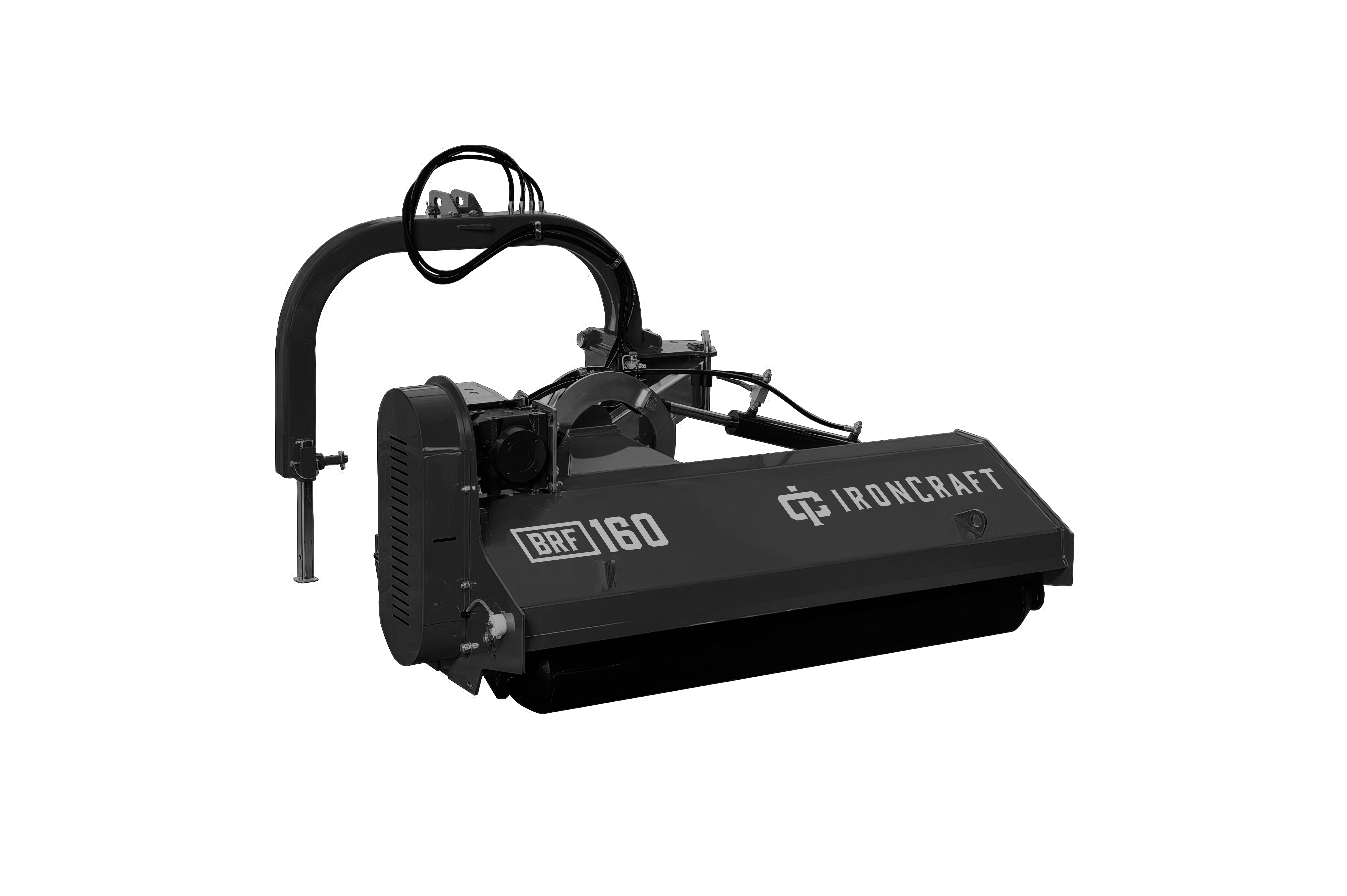 Offset Flail Mower IronCraft Tractor & Skid Steer Attachments