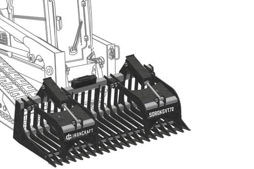 Skid Steer Standard Duty Root Grapple