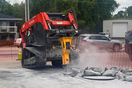 Skid Steer Concrete Breaker