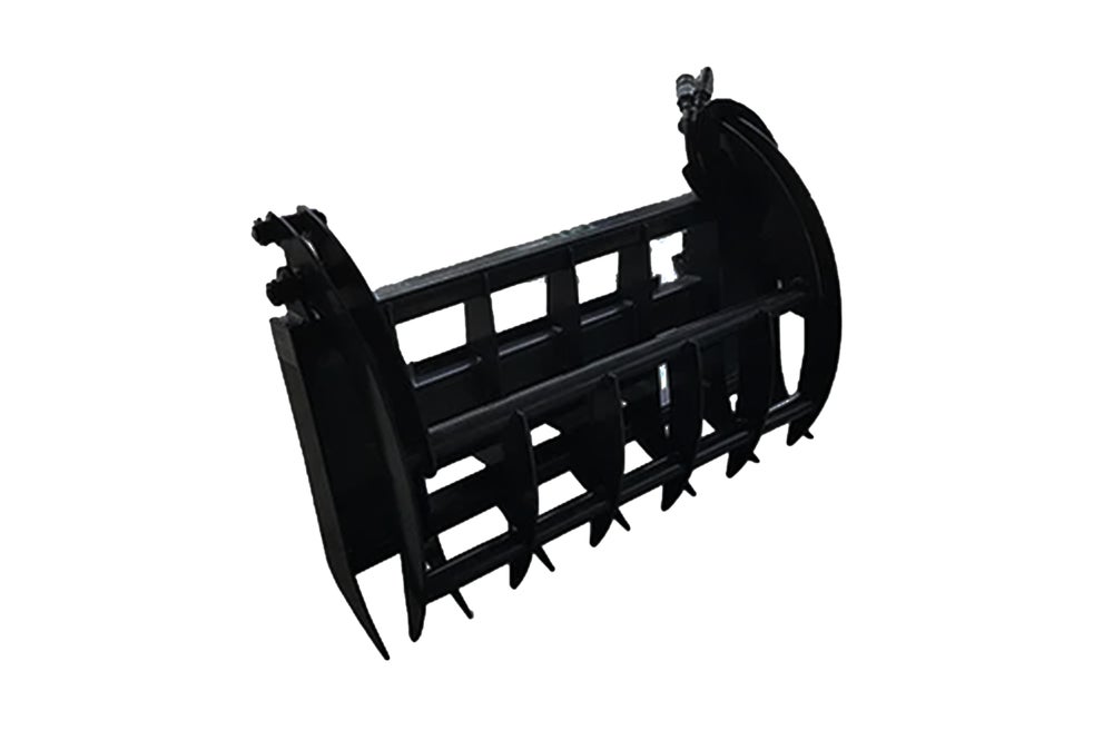 Compact Tractor Grapple Rake | IronCraft | Tractor & Skid Steer Attachments