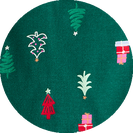 Carter's Christmas Pajamas Green Trees