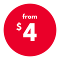 from $4