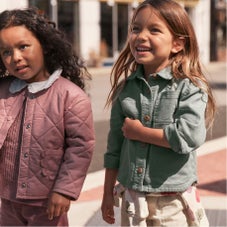 two kids wearing autumn orchard collection