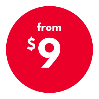 from $9