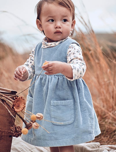 baby girl in dress