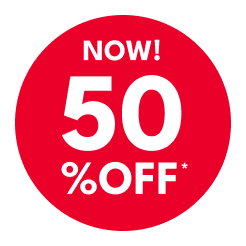 NOW! 50% OFF*