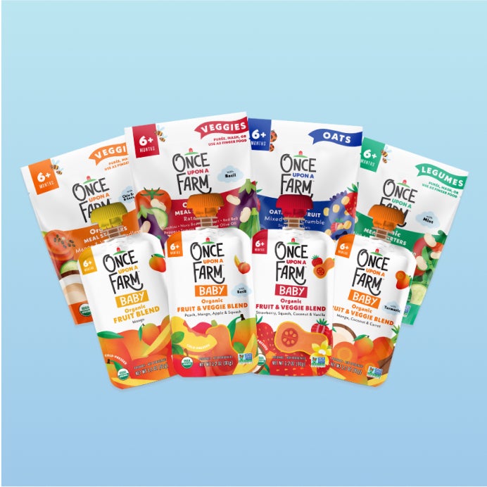 Once Upon a Farm Summertime Snack & Meals Variety Pack