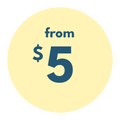 from $5