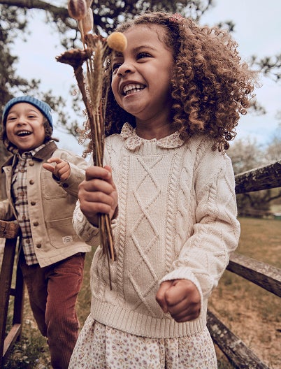 kids in sweaters
