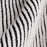 Toddler Striped Pullover Sweater - Black/White