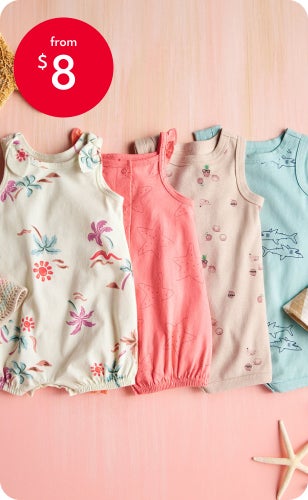 dresses and rompers