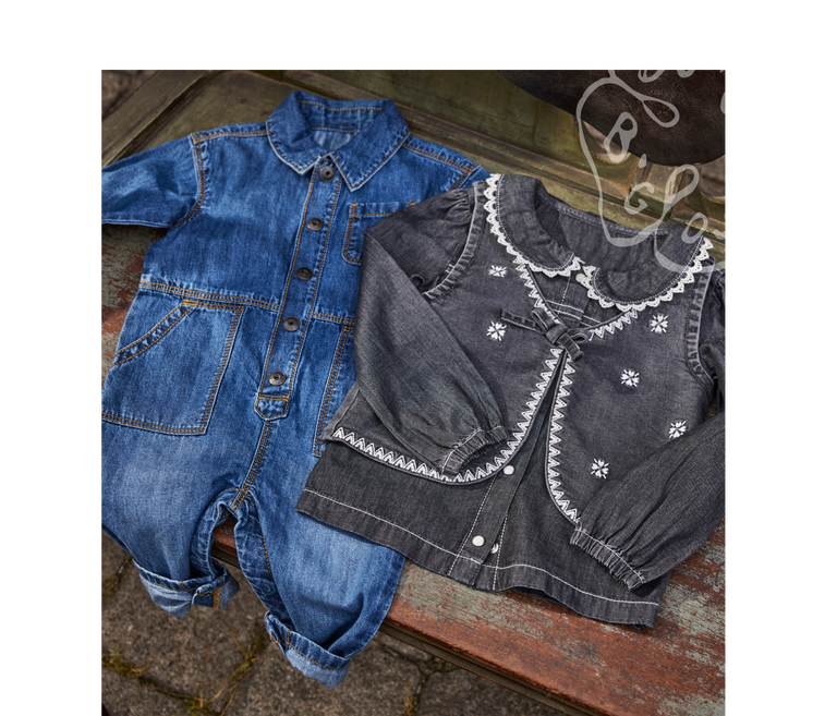 western clothing o a bench
