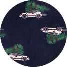 Holiday Pajama Print Christmas Cars