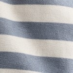 Toddler 'Hey!' Striped Otter Sweatshirt™ with Pockets - Blue/Cream