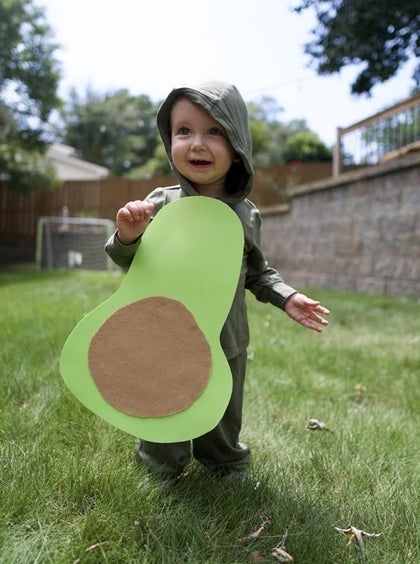 DIY Avocado Baby Costume - Lifestyle