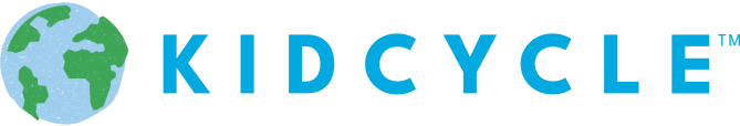 kidcycle logo with globe