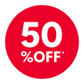 50% OFF*