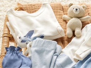 Baby Linen Romper Made with Organic Cotton