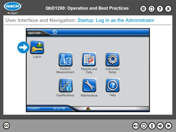 QBD1200 Laboratory TOC Analyzer Online Course