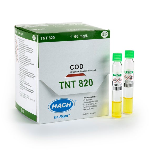 Chemical Oxygen Demand (COD) TNTplus Vial Test, ULR (1-60 mg/L COD), 25 Tests