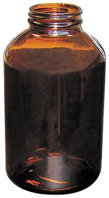 Bottle, Glass, Amber, 1L