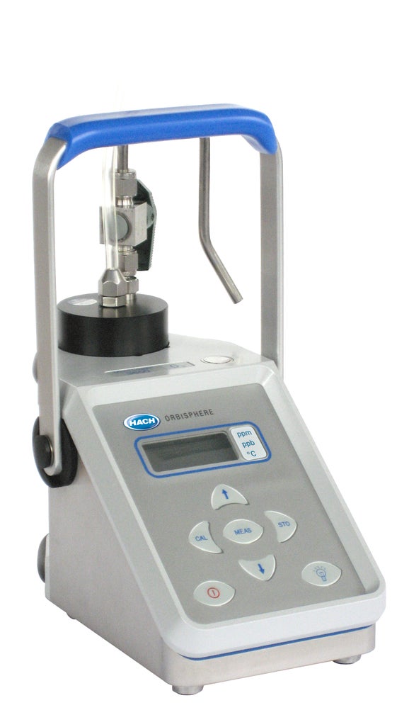 Orbisphere 3650/113 Portable Analyzer, Gaseous or Dissolved Oxygen (O₂), units: % (gaseous) or ppm (liquid)