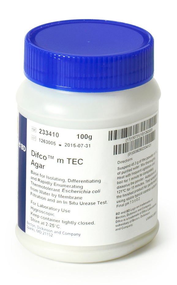 m-TEC Agar, Dehydrated 100 g