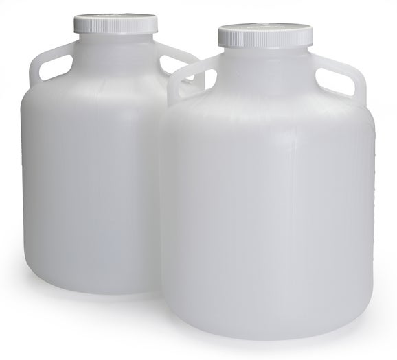 Bottle Set of 2, 2.5 Gallon Polyethylene with Caps