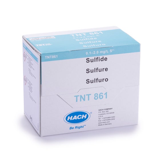 Sulfide TNTplus Vial Test (0.1-2.0 mg/L), 25 Tests