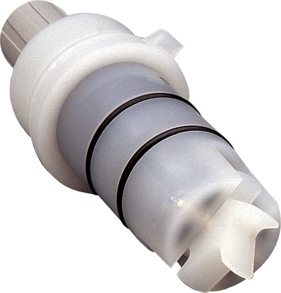 Tee-Mount Style Impeller Flow Sensor, Polypropylene Body, Pin Lock, 25 ft Cable