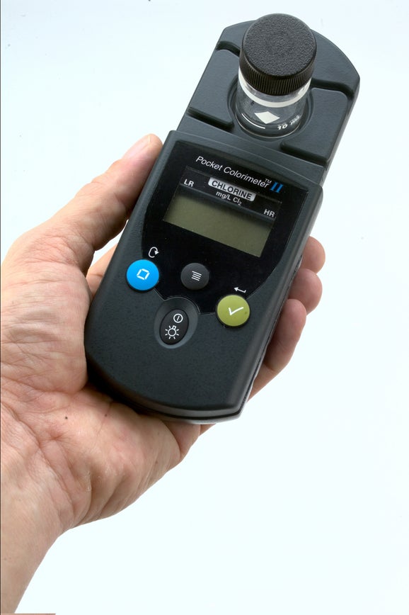 Pocket Colorimeter II, Chlorine (Free & Total), Mid Range/High Range