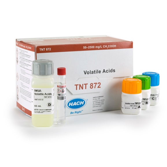 Volatile Acids TNTplus Vial Test (50-2,500 mg/L), 25 Tests